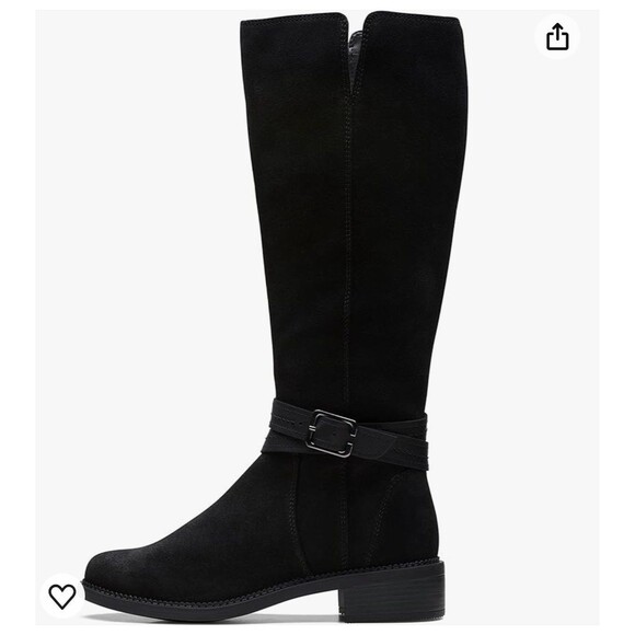 Clarks Women's Maye Shine Knee High Boot 6.5 - Picture 1 of 5